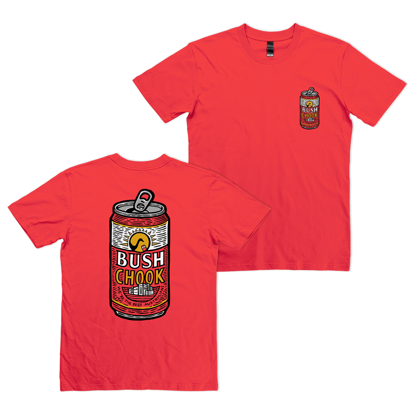 Chook Relief Tee Red