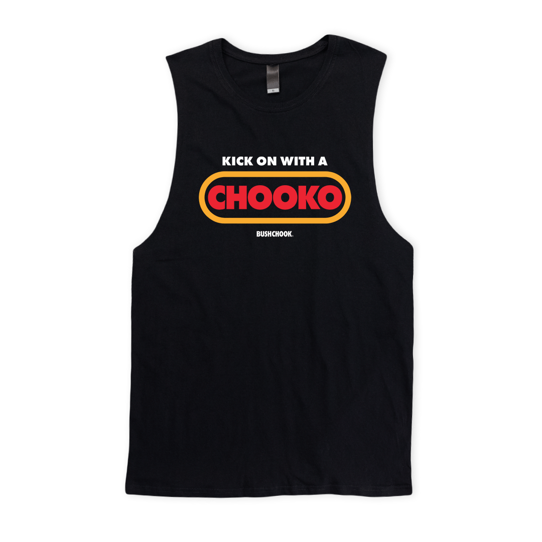Chooko Muscle Tee Black