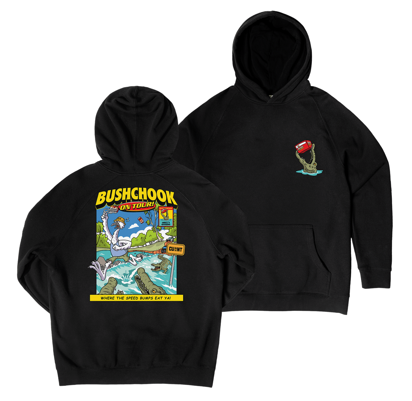 Chooks on Tour: Cahills Crossing Hoodie Black