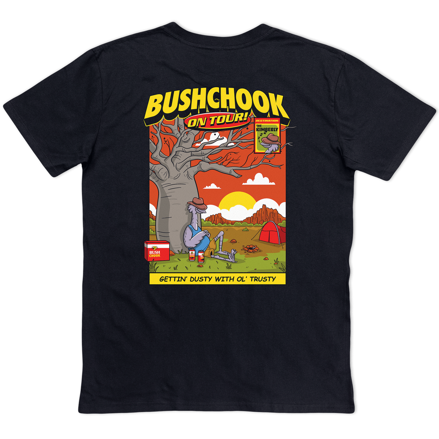 Chooks On Tour: Kimberley Tee Black