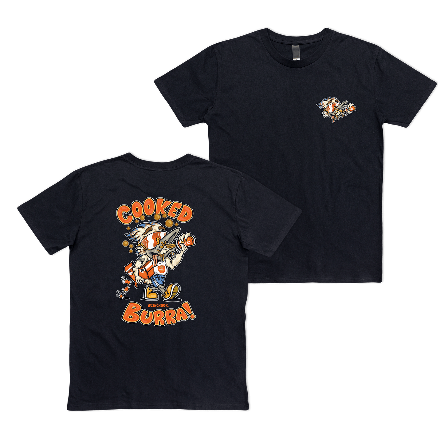 Cooked Burra Tee Black