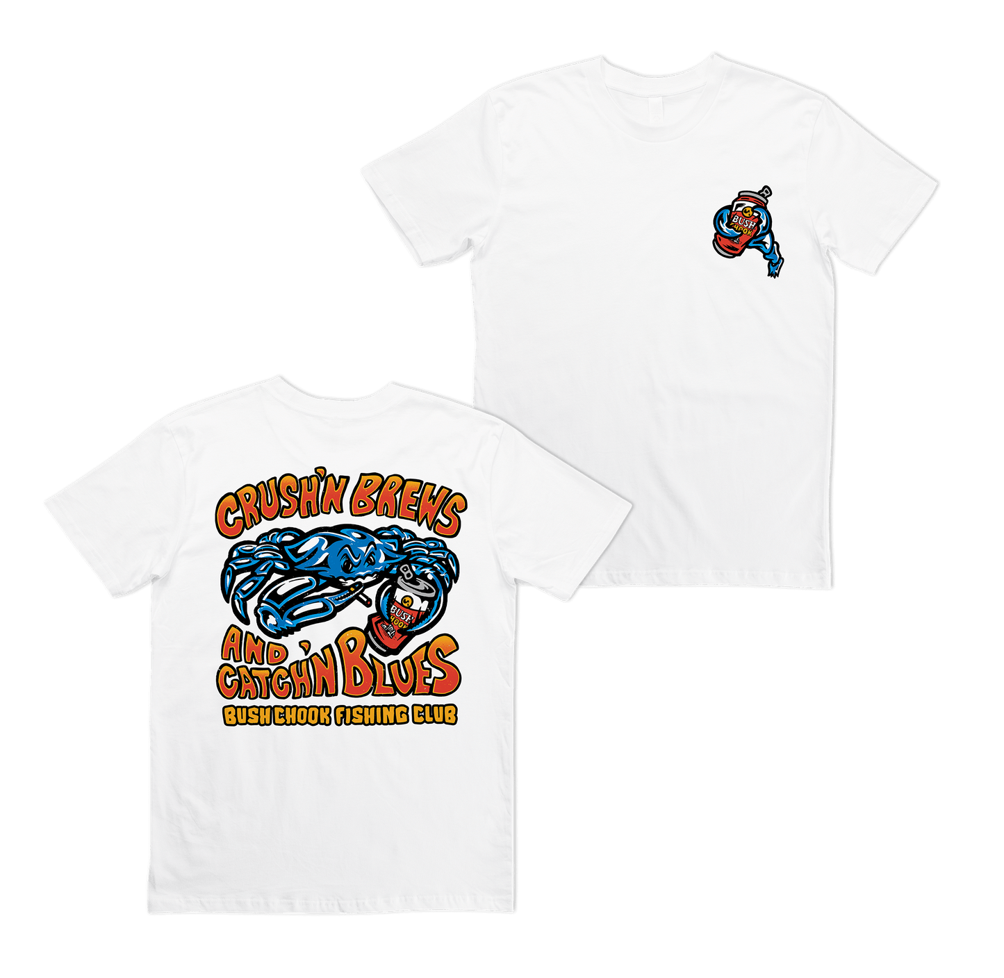 Crush'n Brews Tee White