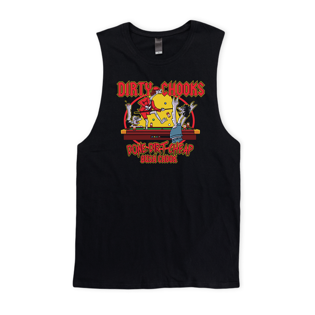 Dirty Chooks Muscle Tee Black