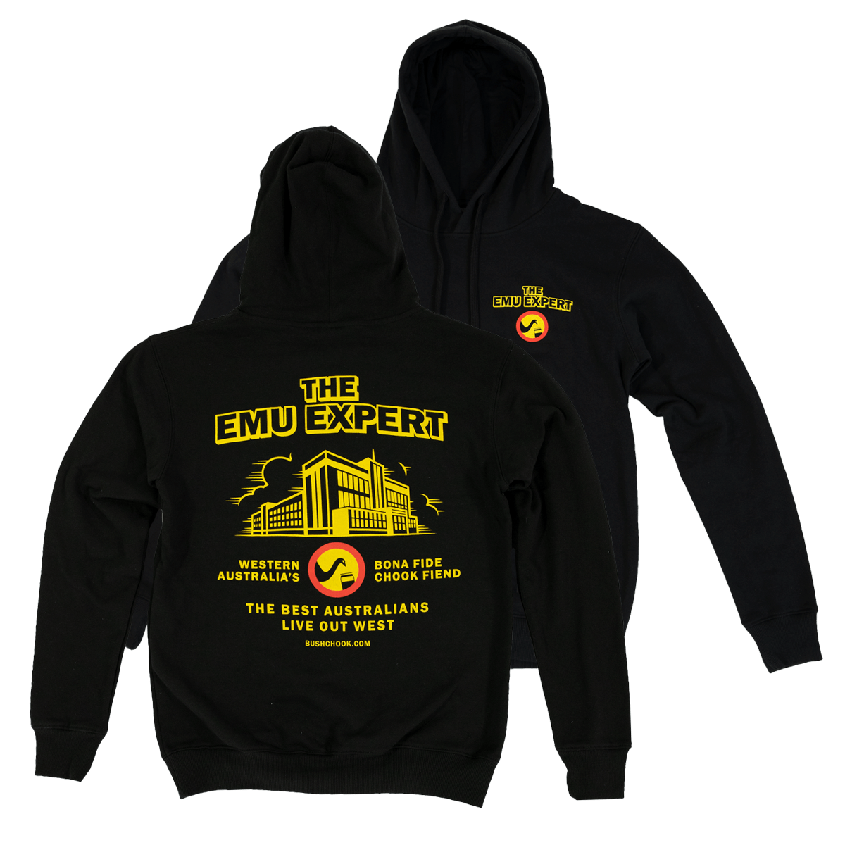 Emu Expert Hoodie Black