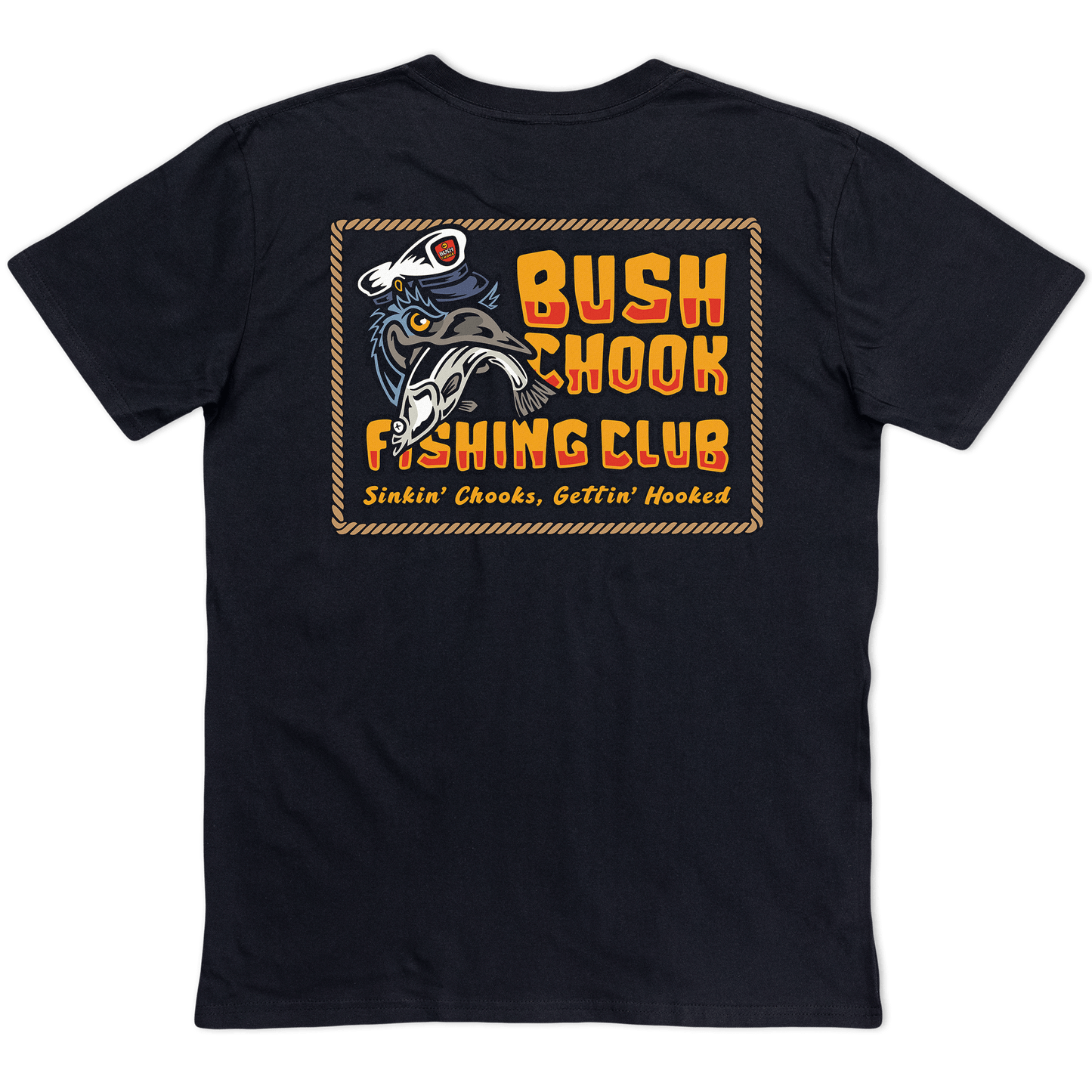Fishing Club Tee Black
