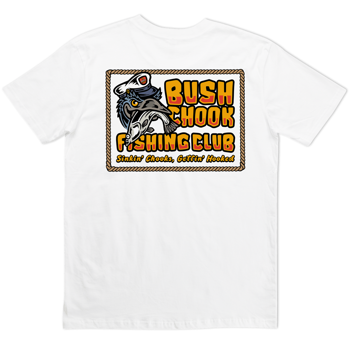 Fishing Club Tee White
