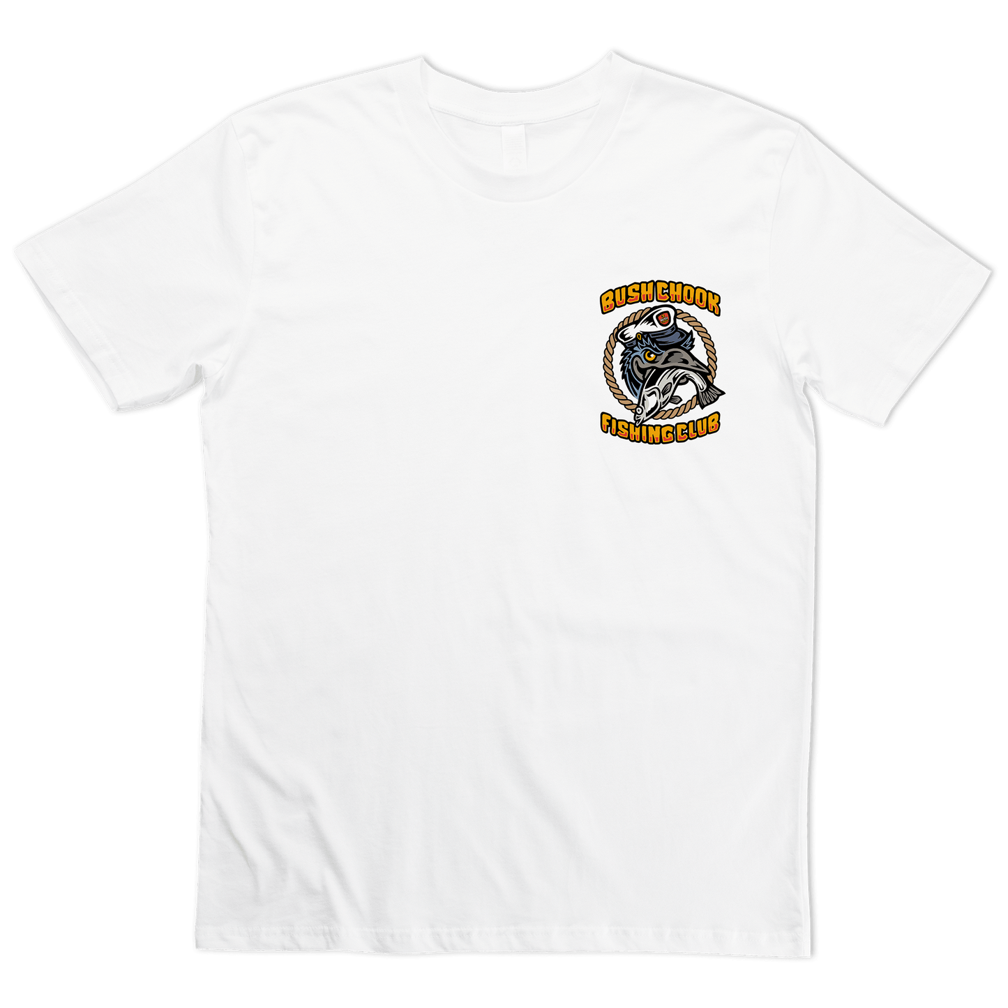 Fishing Club Tee White