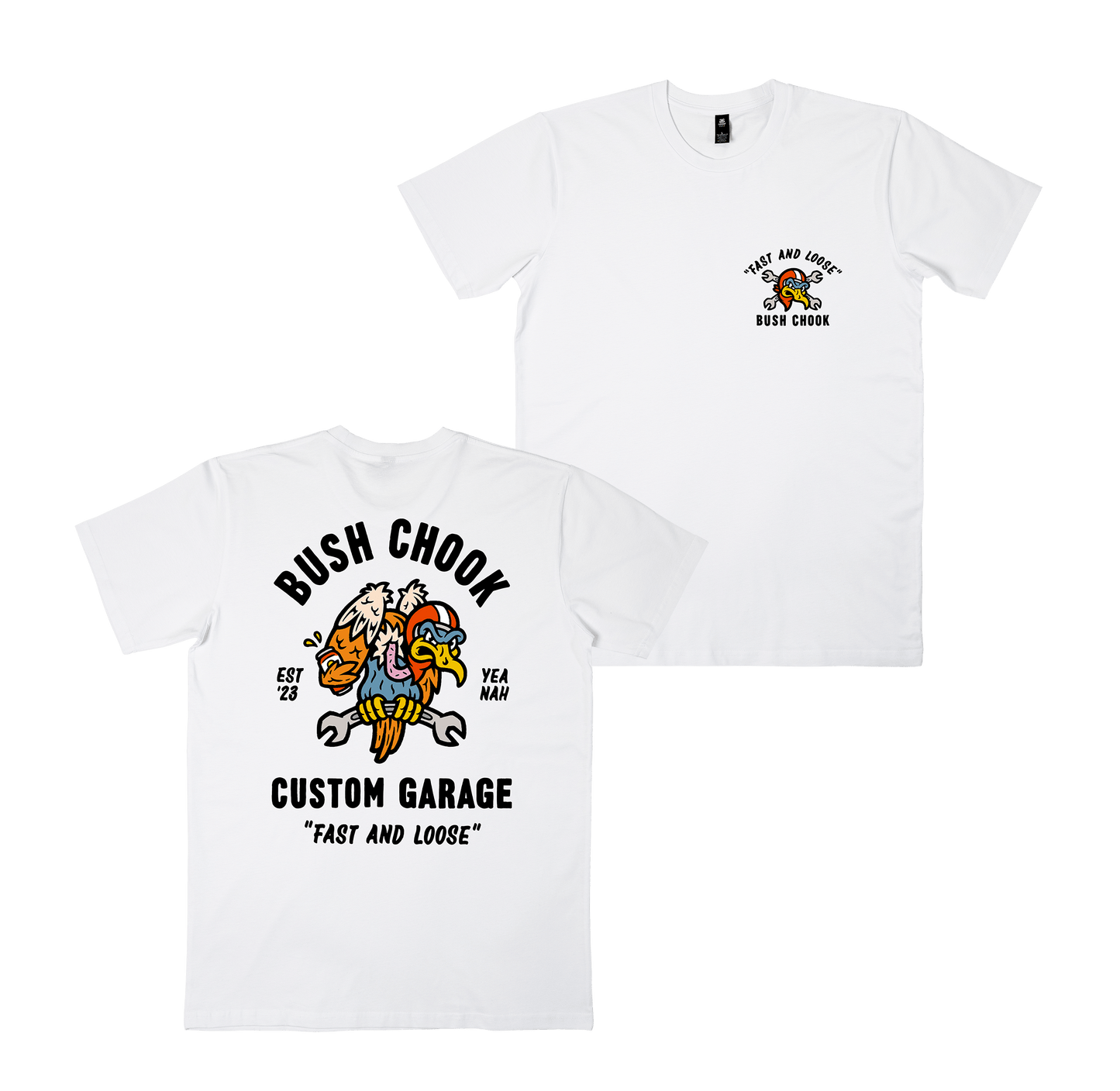 Garage Tee White