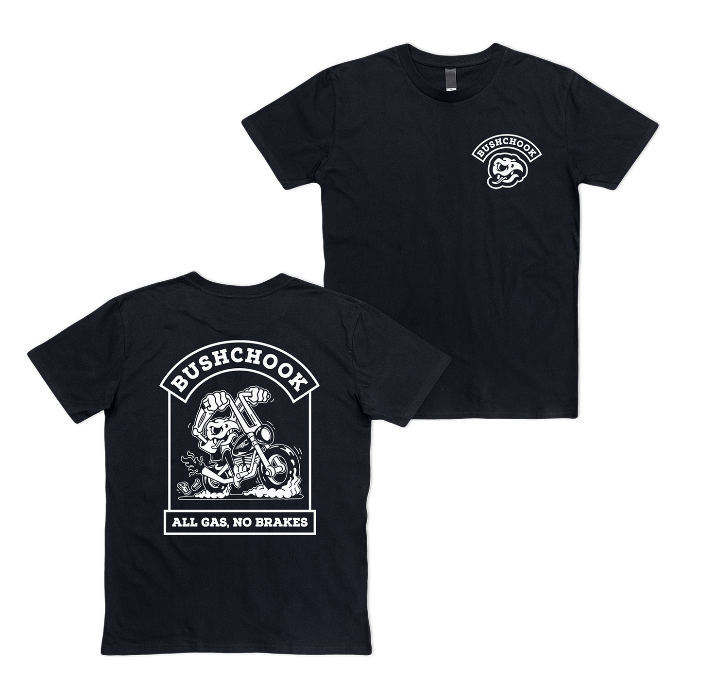 Gassed Tee Black