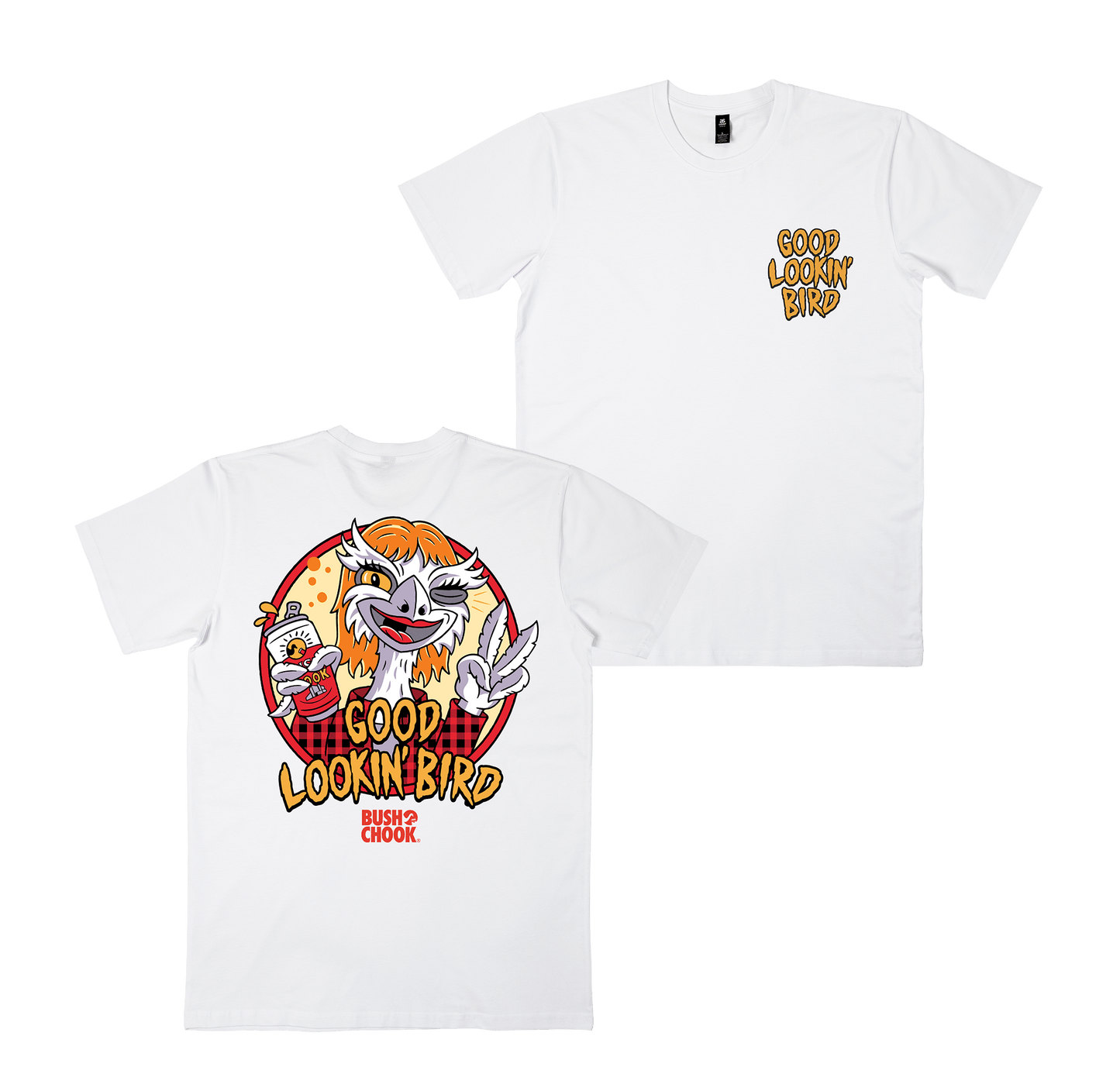 Good Lookin' Bird Tee White