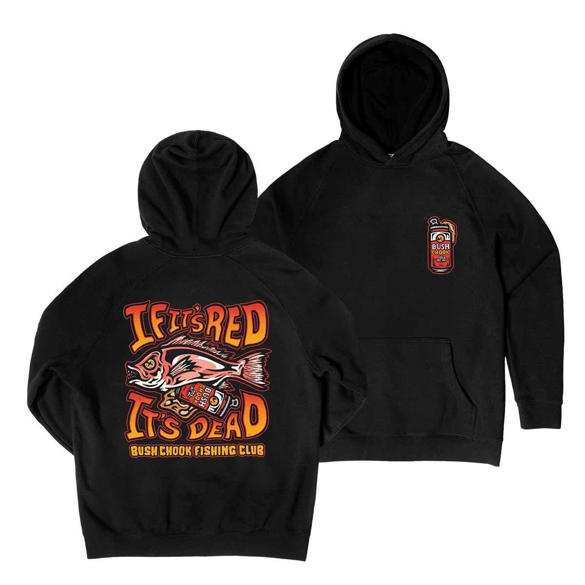 Gutted Hoodie Black