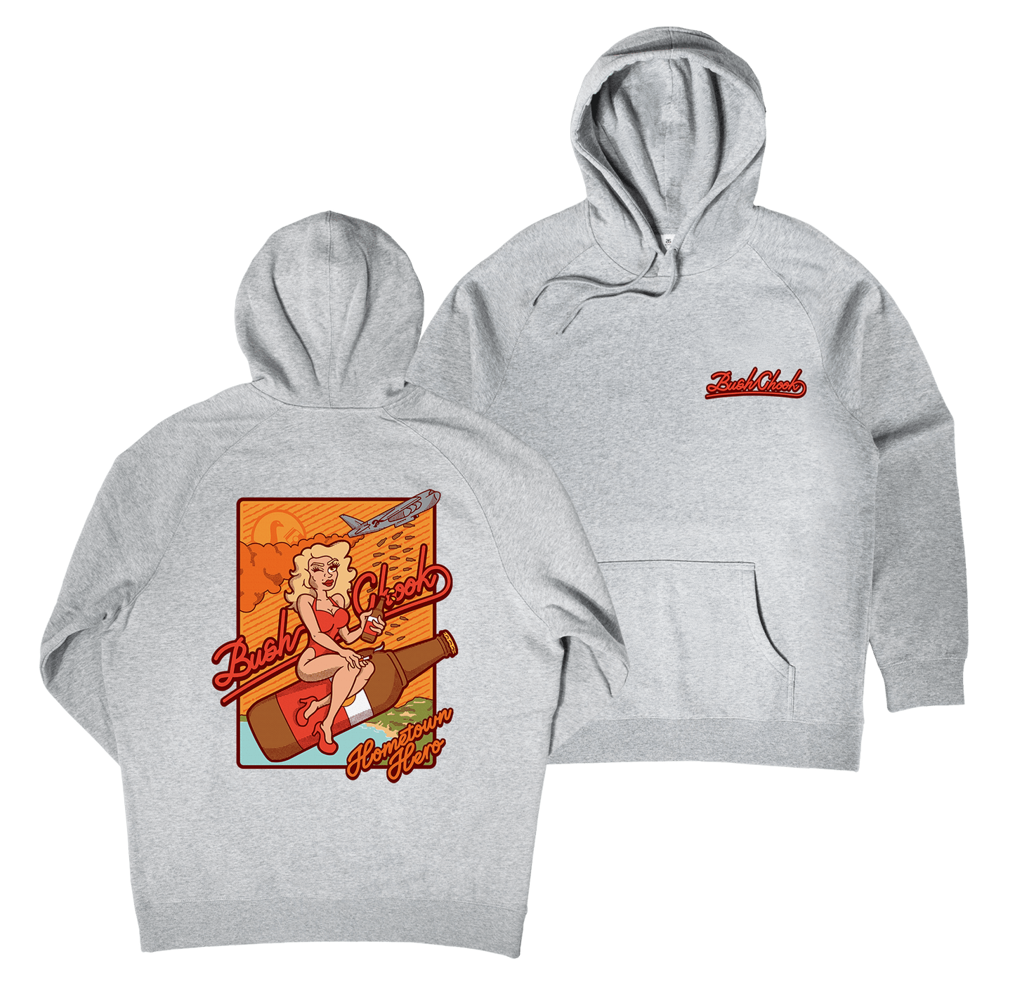 Hometown Hero Hoodie Grey