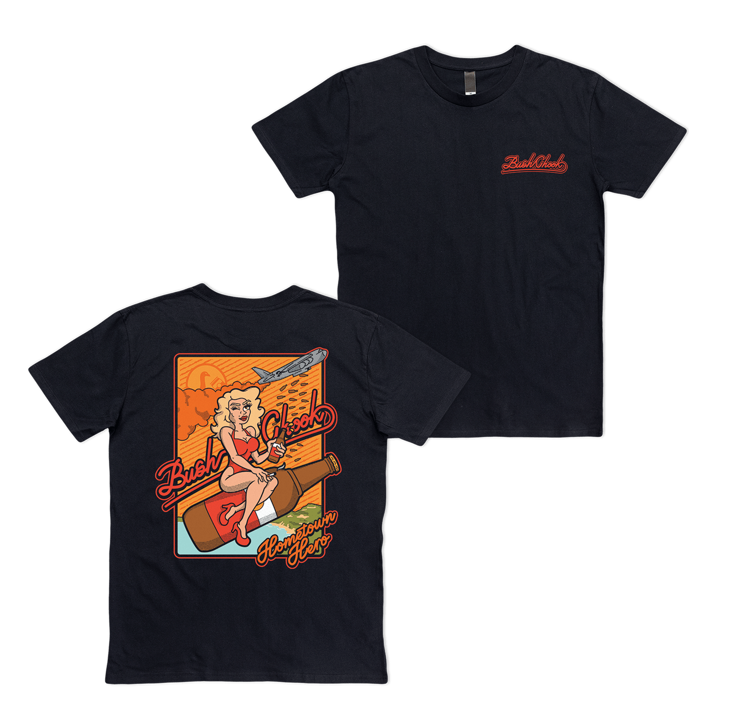 Hometown Hero Tee Black