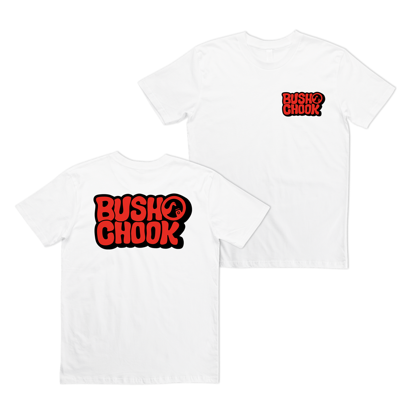 Laxed Logo Tee White
