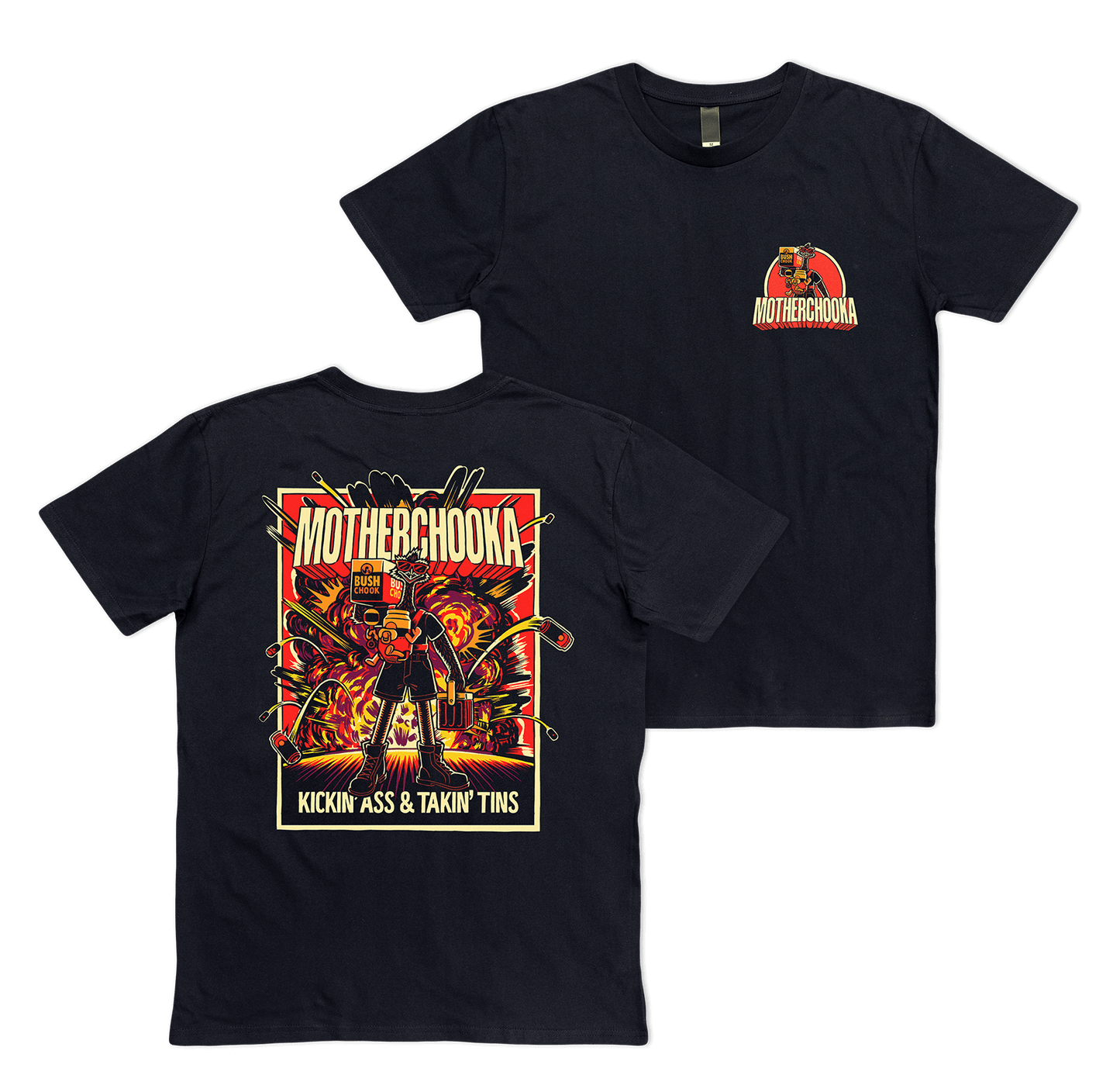Motherchooka Tee Black