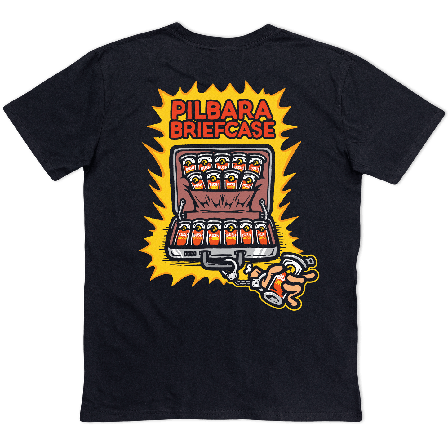 Pilbara Briefcase 2 Tee Black