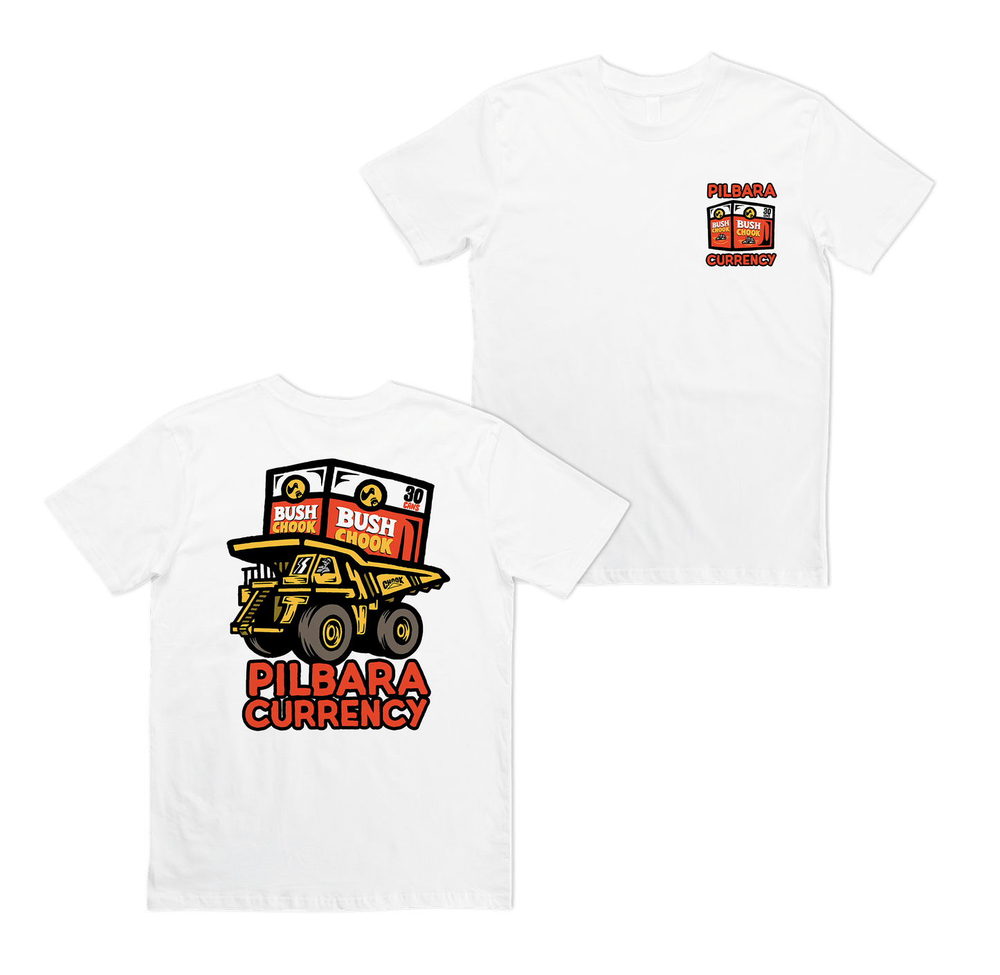 Pilbara Currency 2 Tee White