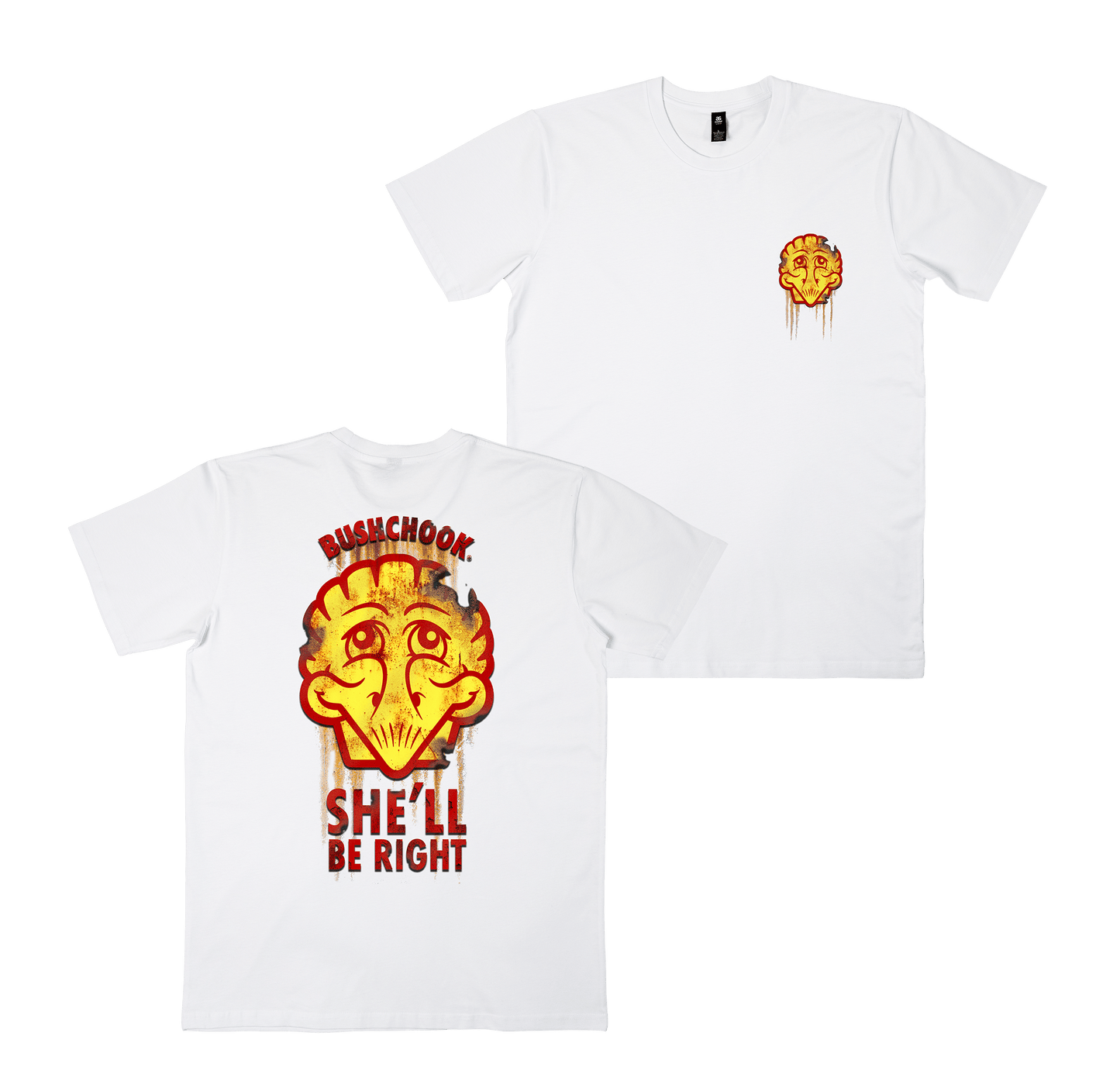 She'll Be Right Tee White