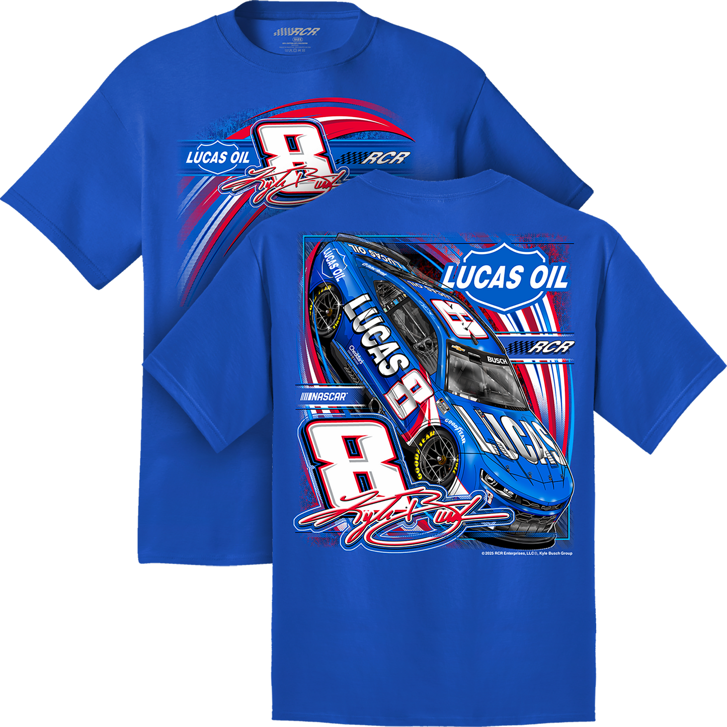 KYLE BUSCH #8 YOUTH LUCAS OIL ROYAL TEE