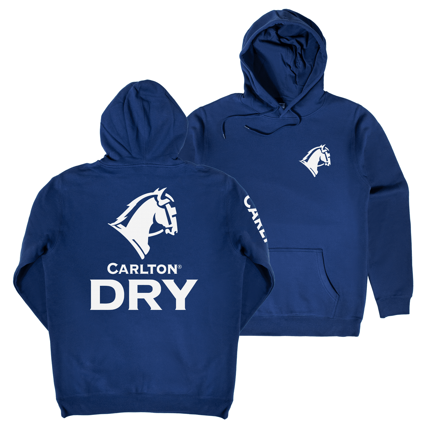 Carlton Dry Current Hoodie Cobalt