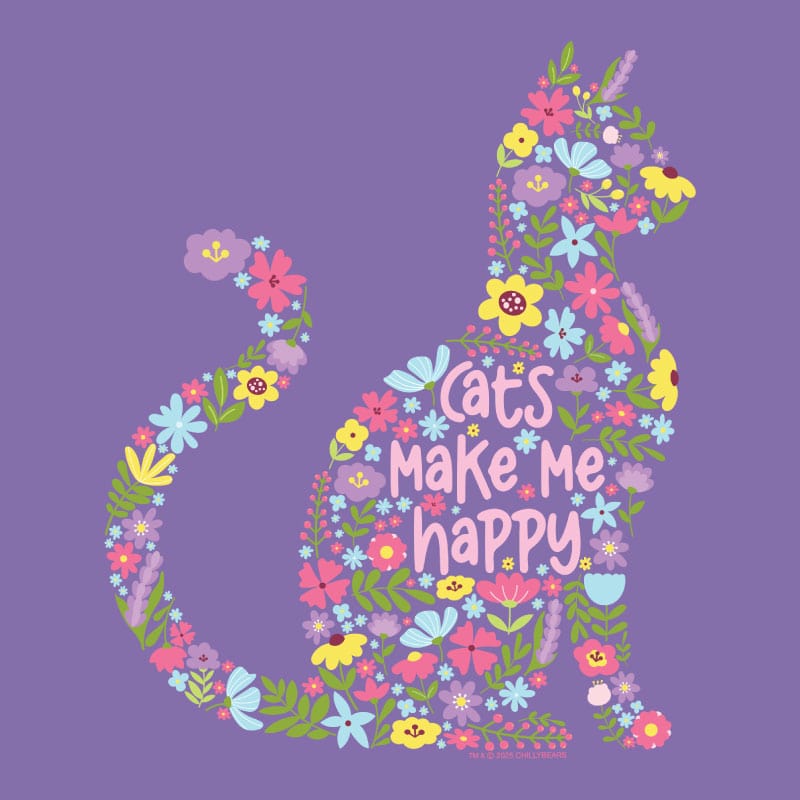 Cats Make Me Happy - Lightweight Tee