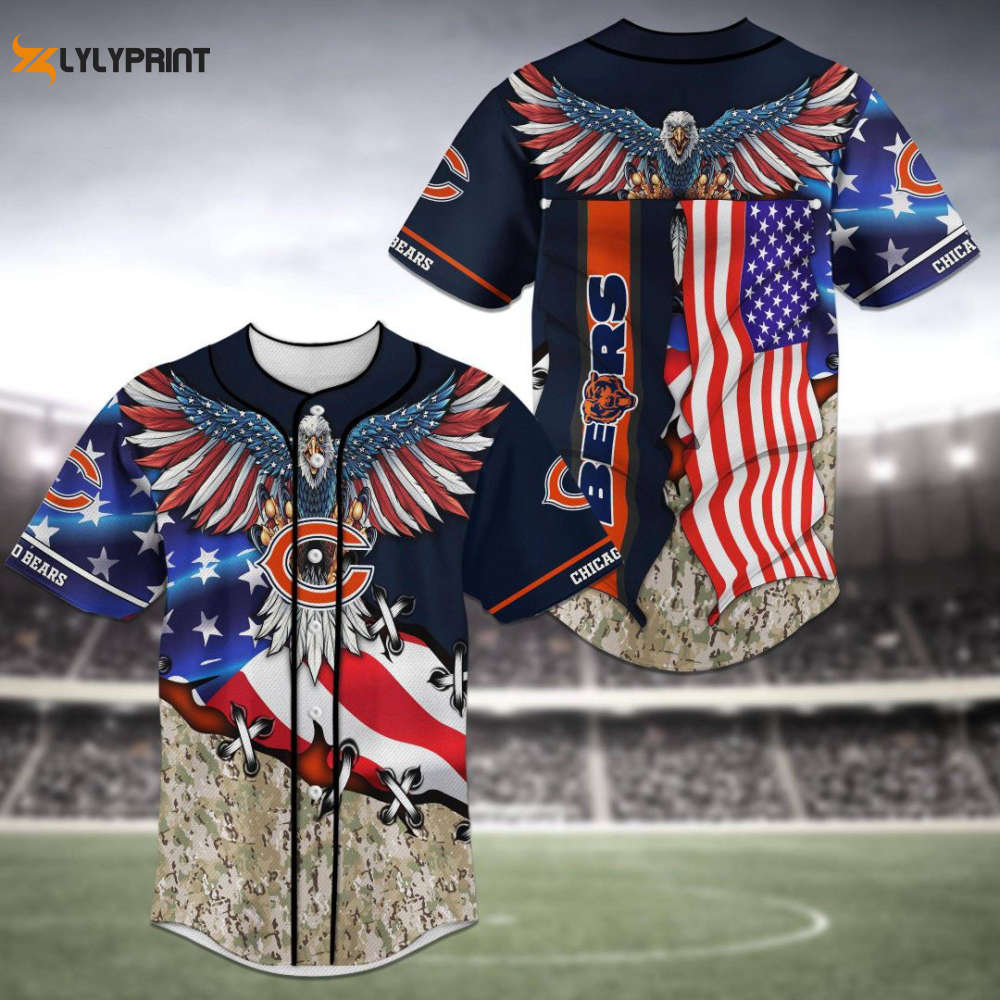 Chicago Bears Baseball Jersey Gifts for Fans - lylyprint.com