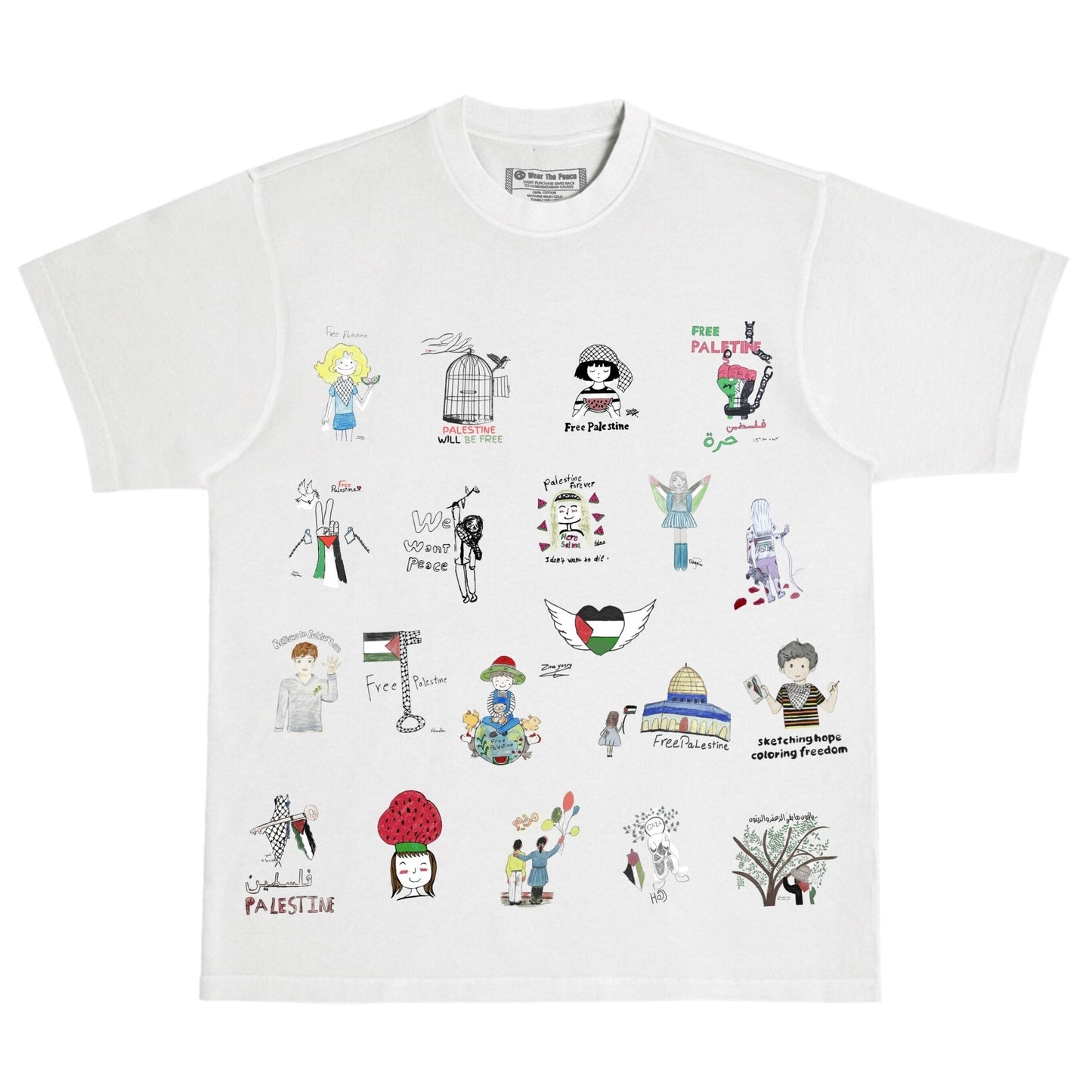 Children Of Ã°Å¸Ââ€° Art Heavyweight Tee