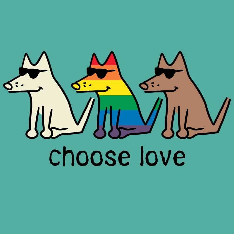 Choose Love - Ladies T-Shirt V-Neck