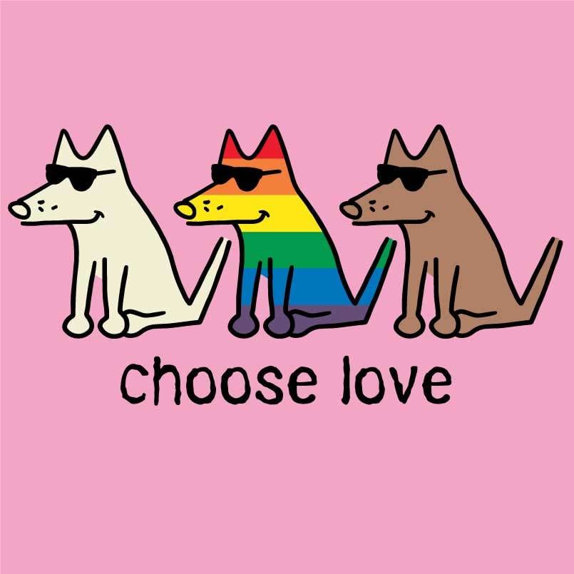 Choose Love - Ladies T-Shirt V-Neck