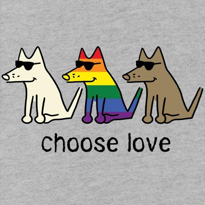Choose Love - Ladies T-Shirt V-Neck Style001