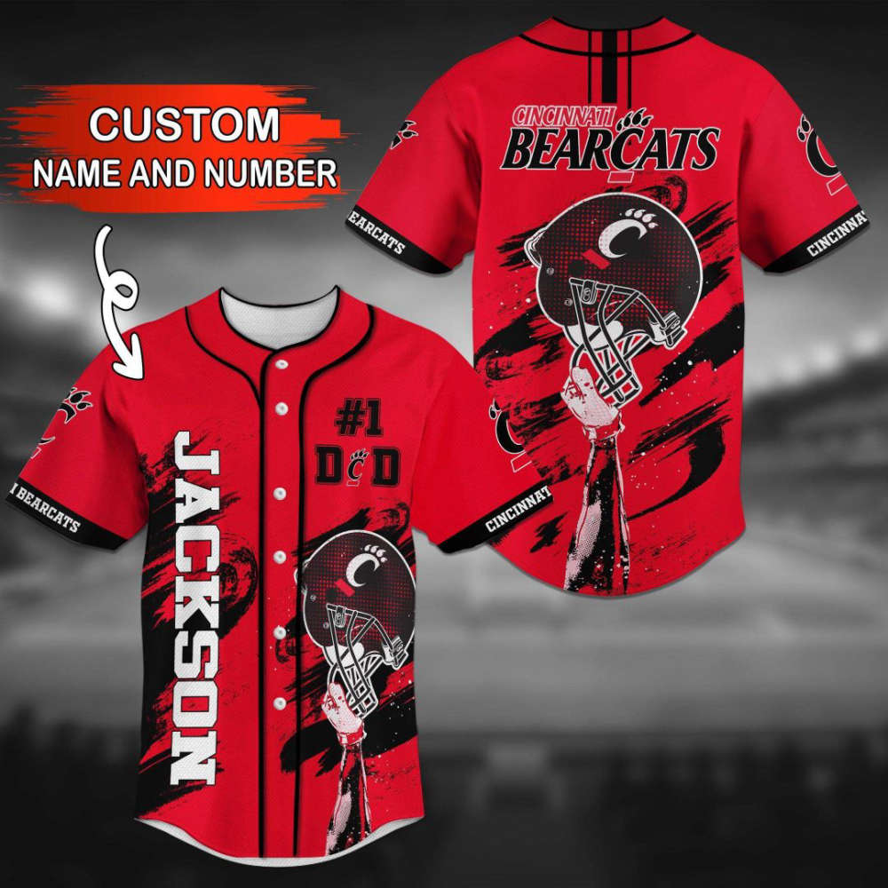 Cincinnati Bearcats Personalized Baseball Jersey Gift For Men Women - lylyprint.com