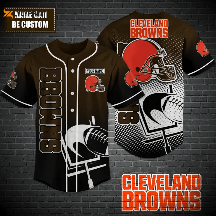 Cleveland Browns Personalized Baseball Jersey Fan Gifts - lylyprint.com