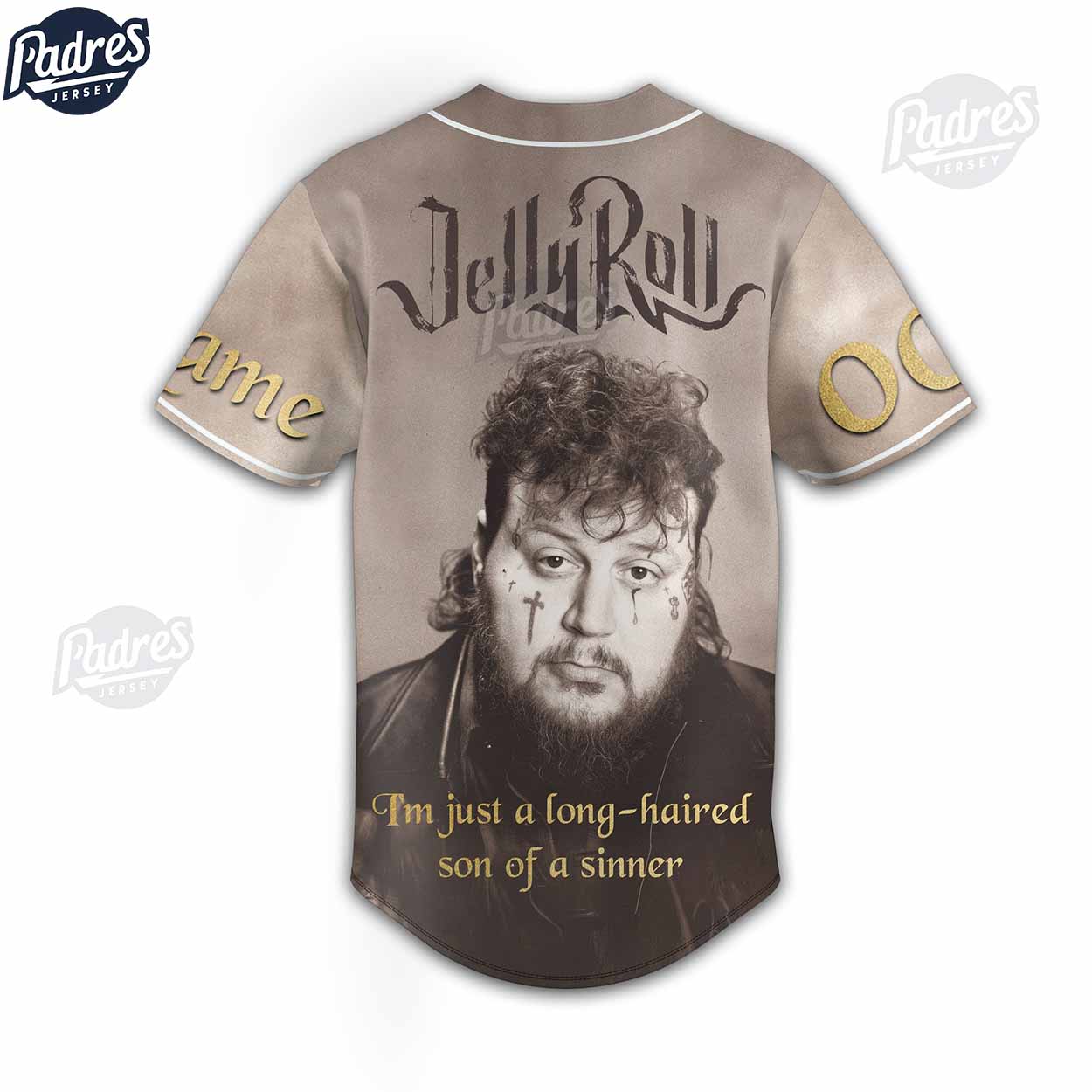 Jelly Roll Whitsitt Chapel Custom Baseball Jersey For Fan - Padres Jersey Oasis: Elevate Your Baseball Style Game