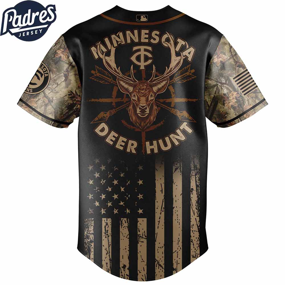 Minnesota Twins MLB X Deer Hunting Personalized Baseball Jersey - Padres Jersey Oasis: Elevate Your Baseball Style Game