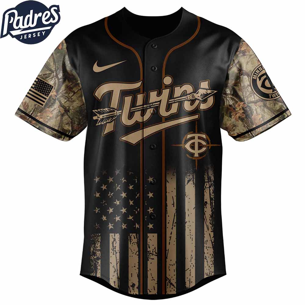 Minnesota Twins MLB X Deer Hunting Personalized Baseball Jersey - Padres Jersey Oasis: Elevate Your Baseball Style Game