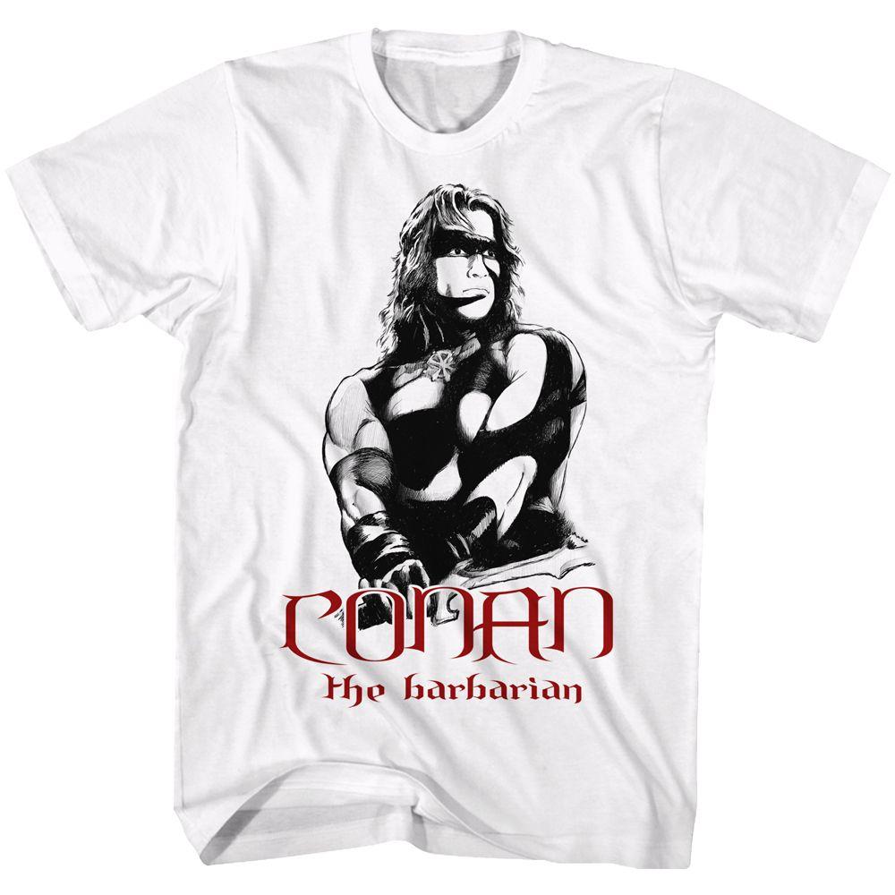 Conan Conan Blk And Rd T-Shirt