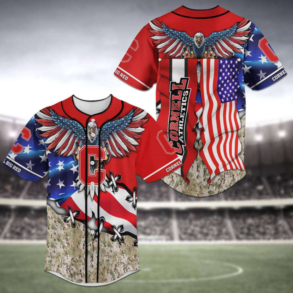 Cornell Big Red Baseball Jersey Gift For Men Women - lylyprint.com