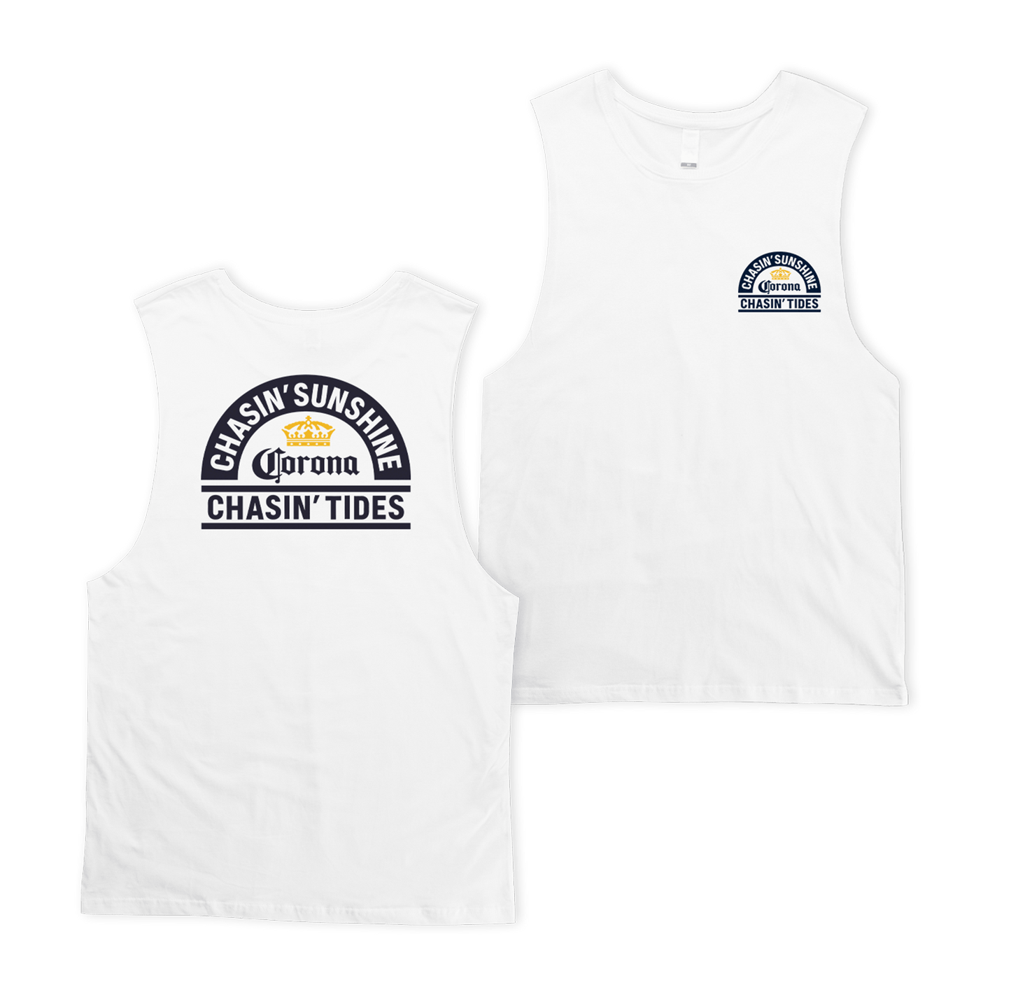 Chasin' Tides Muscle Tee White