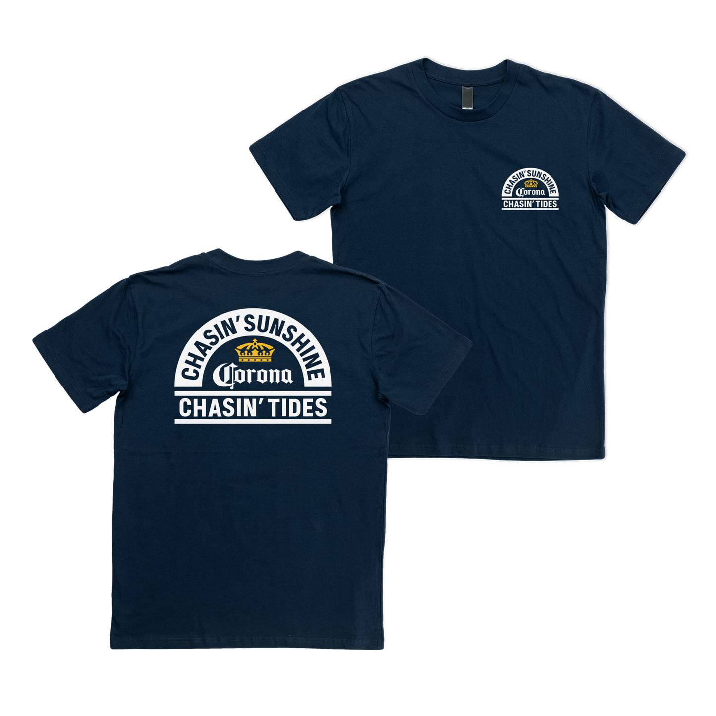 Chasin' Tides Tee Navy