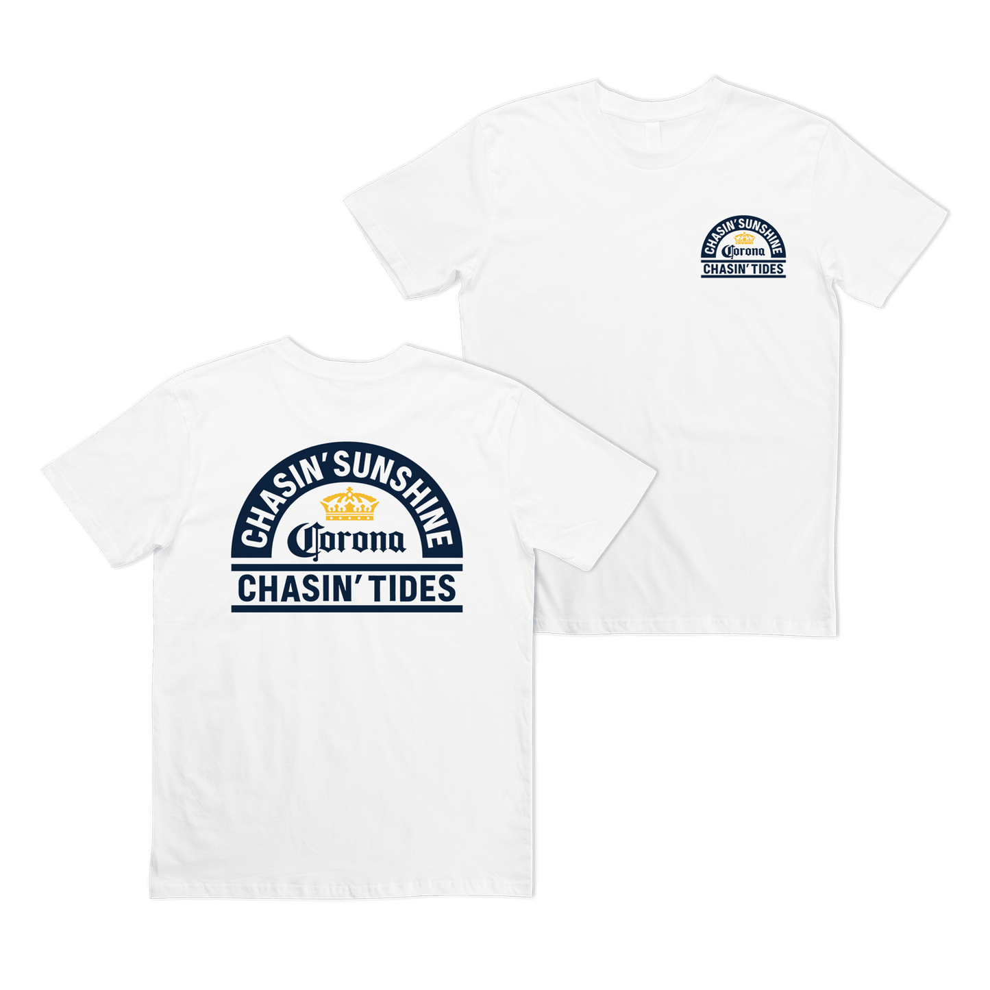 Chasin' Tides Tee White