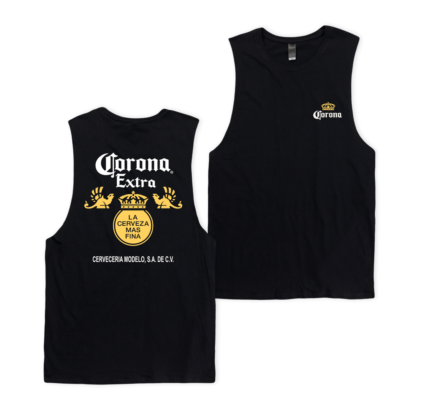 Clasico Muscle Tee Black