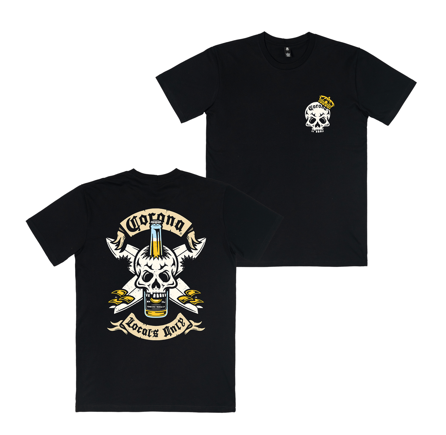 Locals Only Tee Black