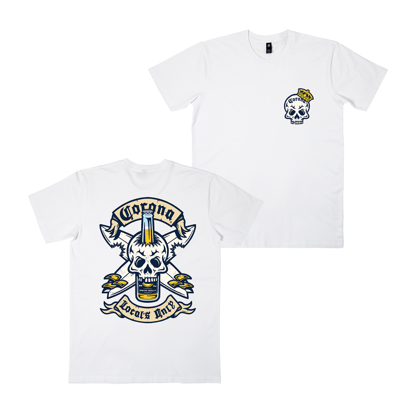 Locals Only Tee White