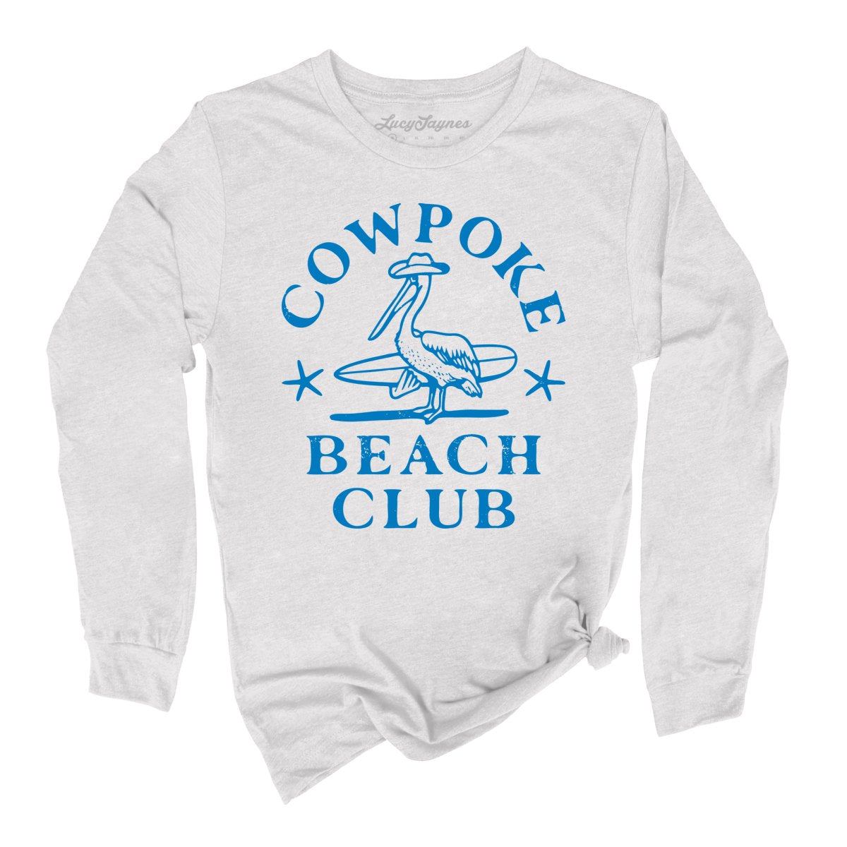 Cowpoke Beach Club Long Sleeve Tee