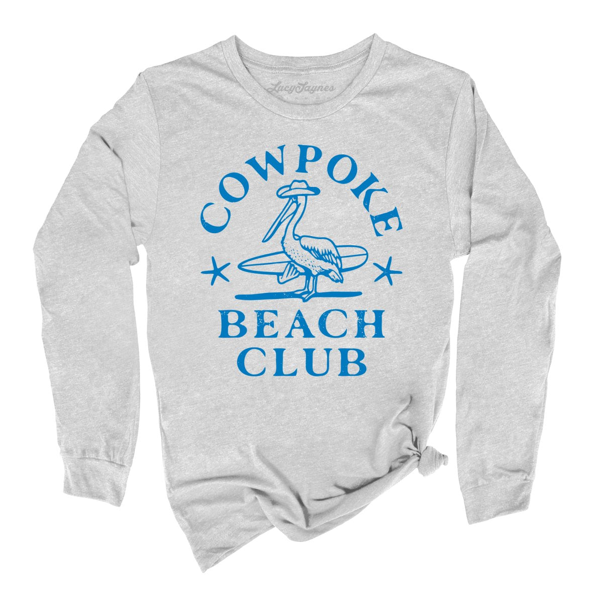 Cowpoke Beach Club Long Sleeve Tee