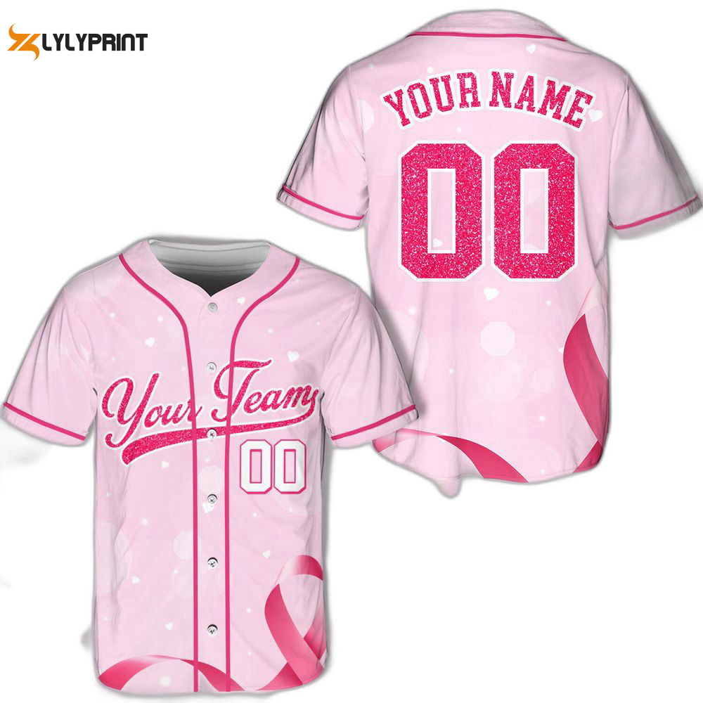 Custom Glitter Team Name And Number Baseball Jersey For Men Women - lylyprint.com