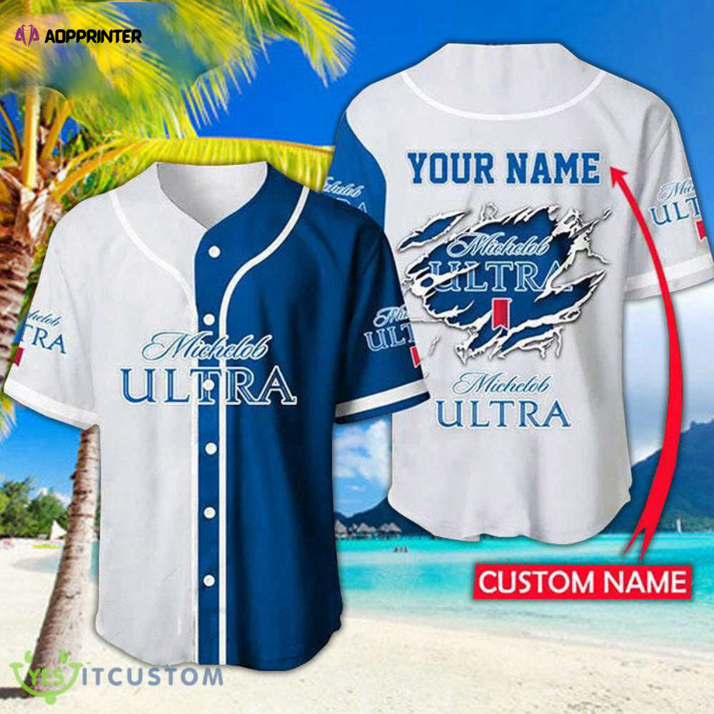 Custom Michelob Ultra Baseball Jersey Shirt – Personalized Gift for Men & Women - Aopprinter
