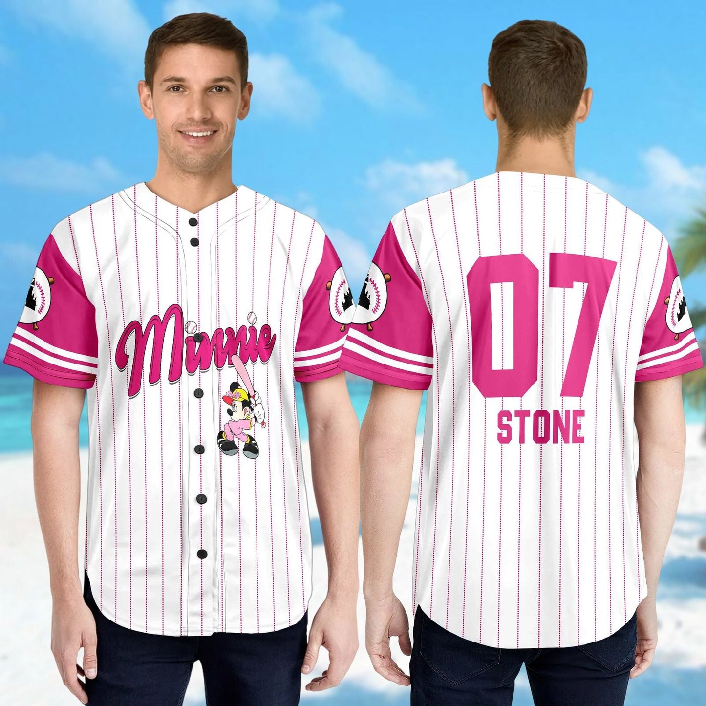 Minnie Mouse Baseball & Basketball Jerseys: Perfect Magic Kingdom Birthday Gift For Her - Bafud