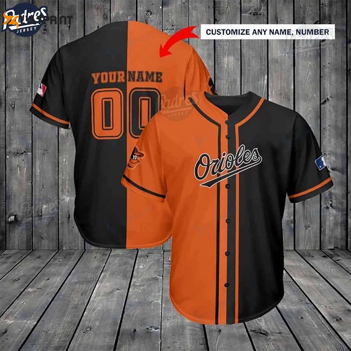 Stand out with Custom Baltimore Orioles Baseball Jersey - MLB Style - Gift for Men Women - lylyprint.com