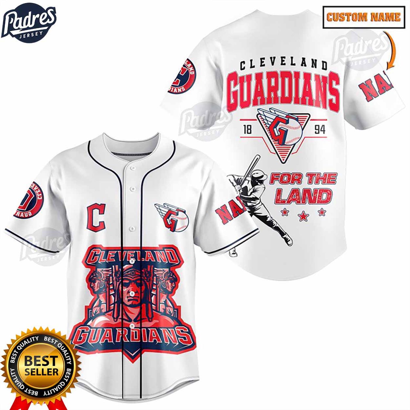 Shop the Stylish Custom Cleveland Guardians MLB Jersey for Baseball Fans - lylyprint.com